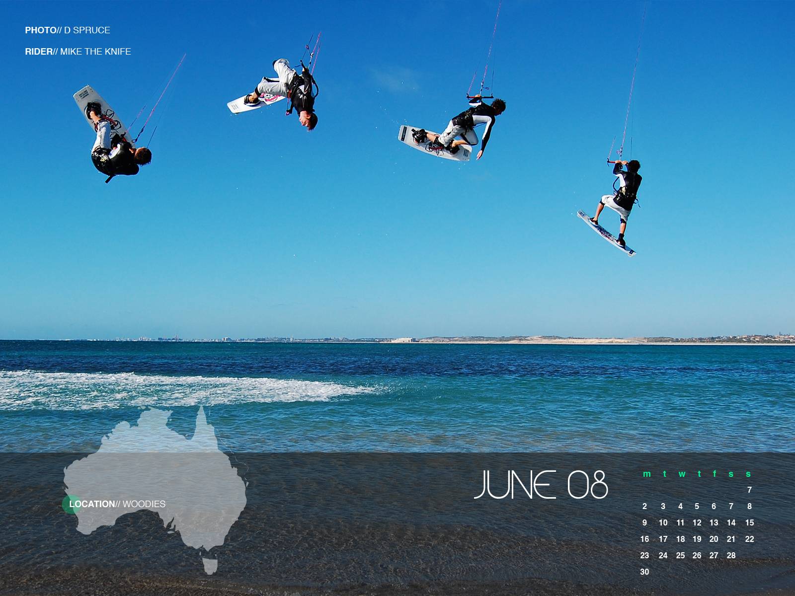 June Kiteboard Wallpaper from around OZ.