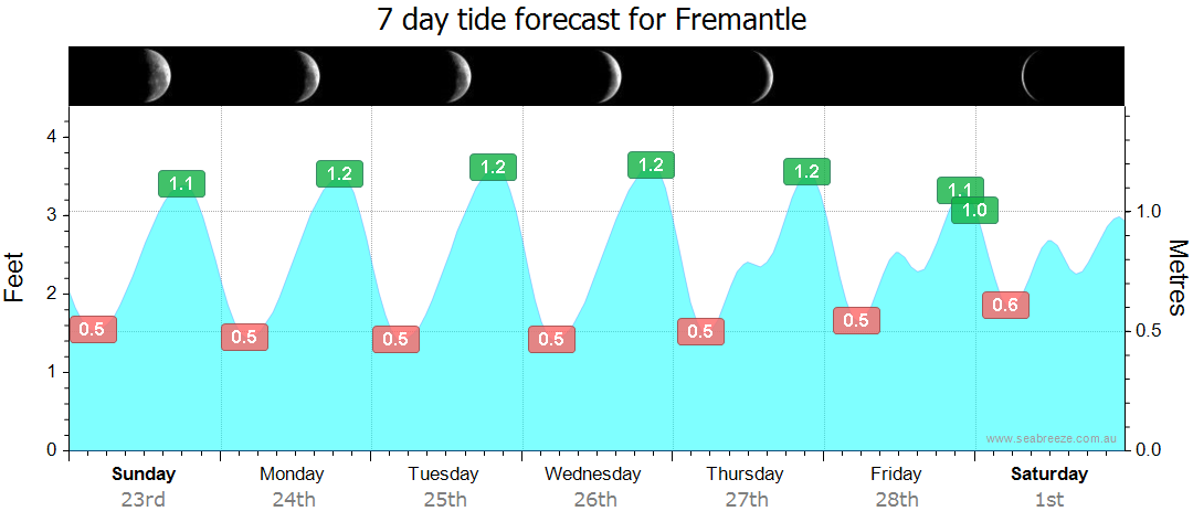 7 DAY TIDE FORECAST