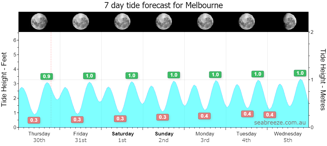 7 DAY TIDE FORECAST