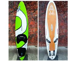 JP Australia Isonic 94L, Oes Ice 85, Fins windsurfing board