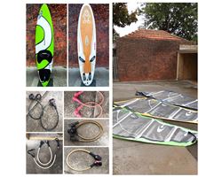 Starboard Isonic 94L, Oes Ice 85, Fins windsurfing board