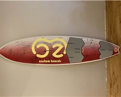  74L  Quad Thruster And Foil Board 74 litre 222 cm windsurfing board