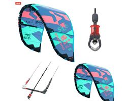 Duotone Neo Sls 9 & 7 With Click Bar - New Quive kiteboarding kite