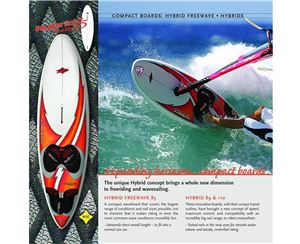 2007 Naish Hybrid Freewave - 214 cm, 86 litres