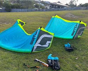 2019 Switch Kites H3 Helium 2 Lites With Bar And Safety Le - 10 metre