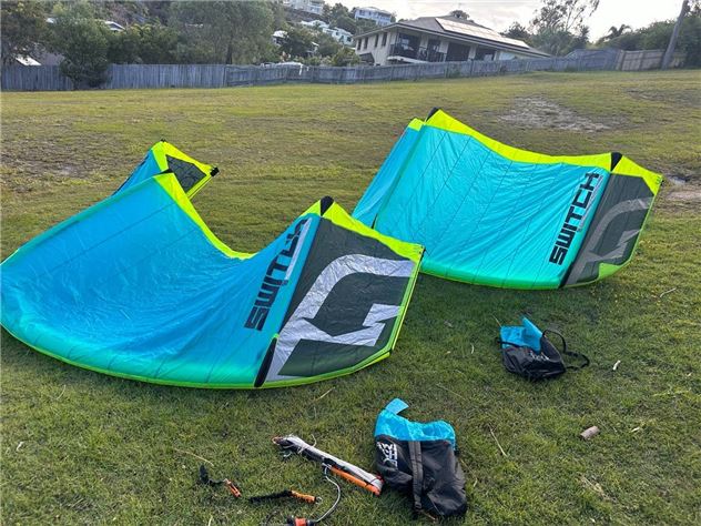 2019 Switch Kites H3 Helium 2 Lites With Bar And Safety Le - 10 metre