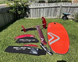  Severne Alien And Redwings 205 cm foiling windsurfing foilboard