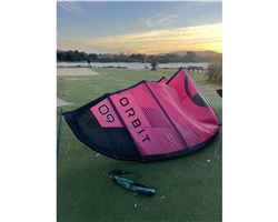 North Orbit 9 metre kiteboarding kite