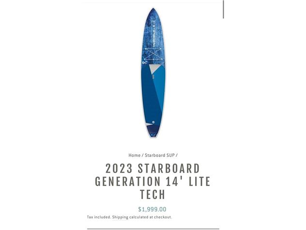 2024 Starboard Generation - 14' 0", 28 inches