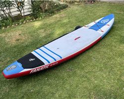 Fanatic Ray Air 32 inches 12' 6" stand up paddle wave & cruising board