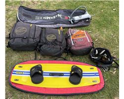 Cabrinha Fx, Switchblade, Drifter Plus Board And kitesurfing kite