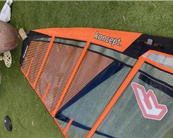 KA Sails Ka Koncept 5.8 metre windsurfing sail