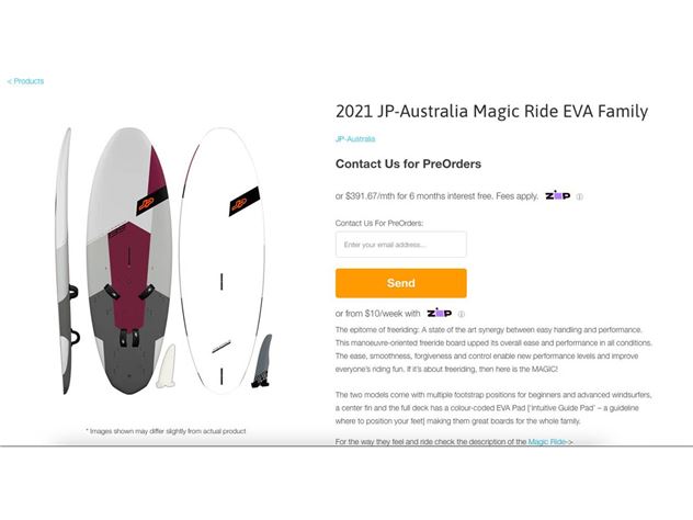 2021 JP Australia Magic Ride - 139 litres