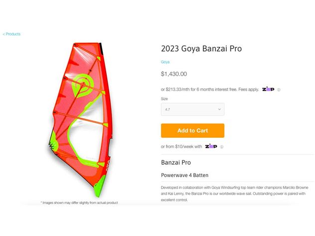 2021 Goya Banzai Pro - 4 metre