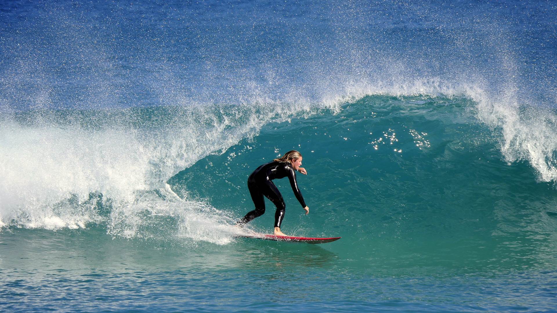 Surfing Argentina