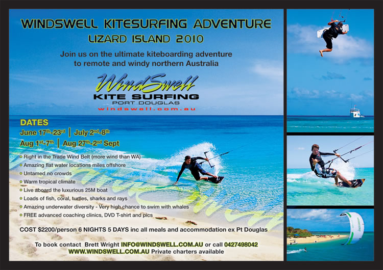 Windswell Kitesurfing Lizard Island Tour