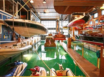 Look Inside a $10 Million Boat House and Lakeside Mansion - Power Boats News