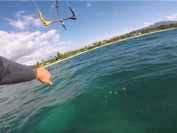 Unbelievable trick by Keahi defies gravity, physics! - Kitesurfing News