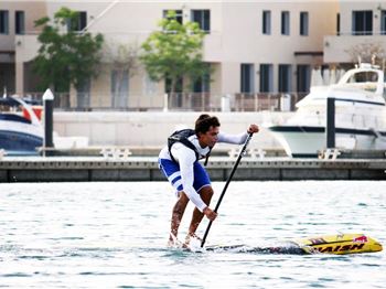 Lenny takes it all in Abu Dhabi - Stand Up Paddle News