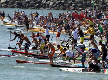 Start your stand up paddling race right - Stand Up Paddle News