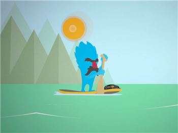 Tips for Safe Stand Up Paddling Animation. - Stand Up Paddle News