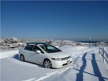 Paddlers still surfing though the USA's coldest winter ever. - Stand Up Paddle News