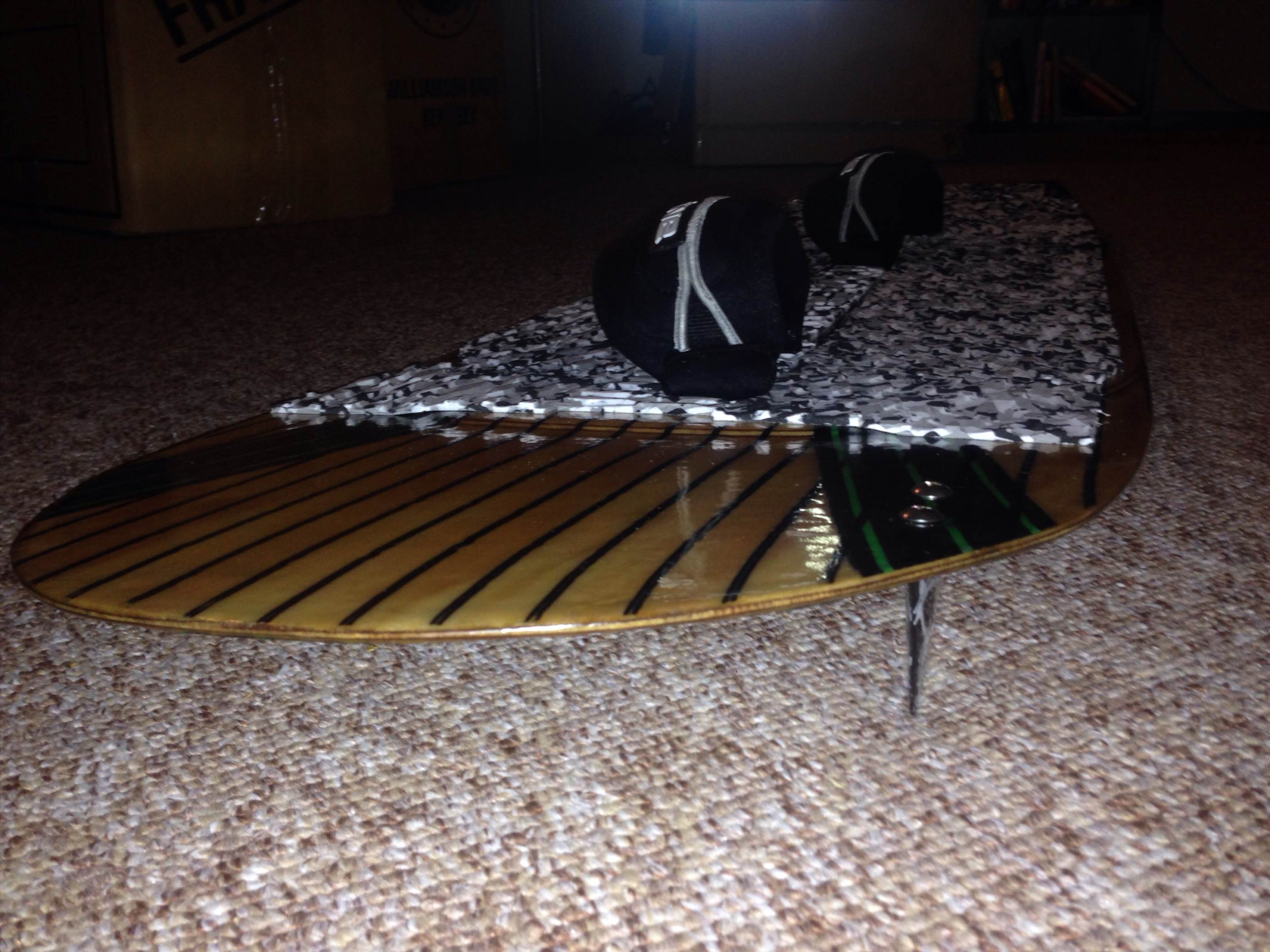 Home made wind powered water sled | Kitesurfing Forums, page 1