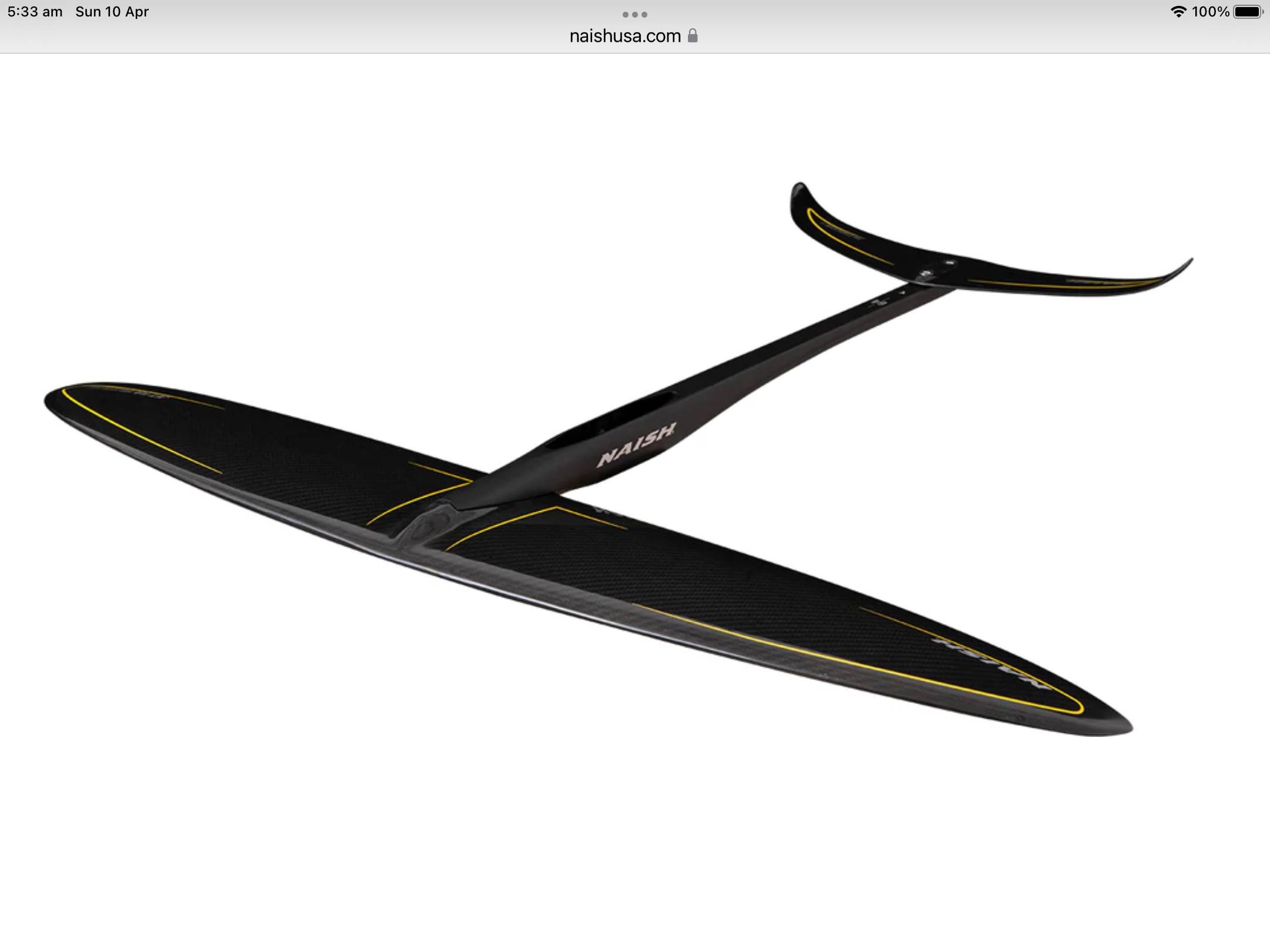 S27 Naish foils | Wing Foiling Forums, page 1 - Seabreeze