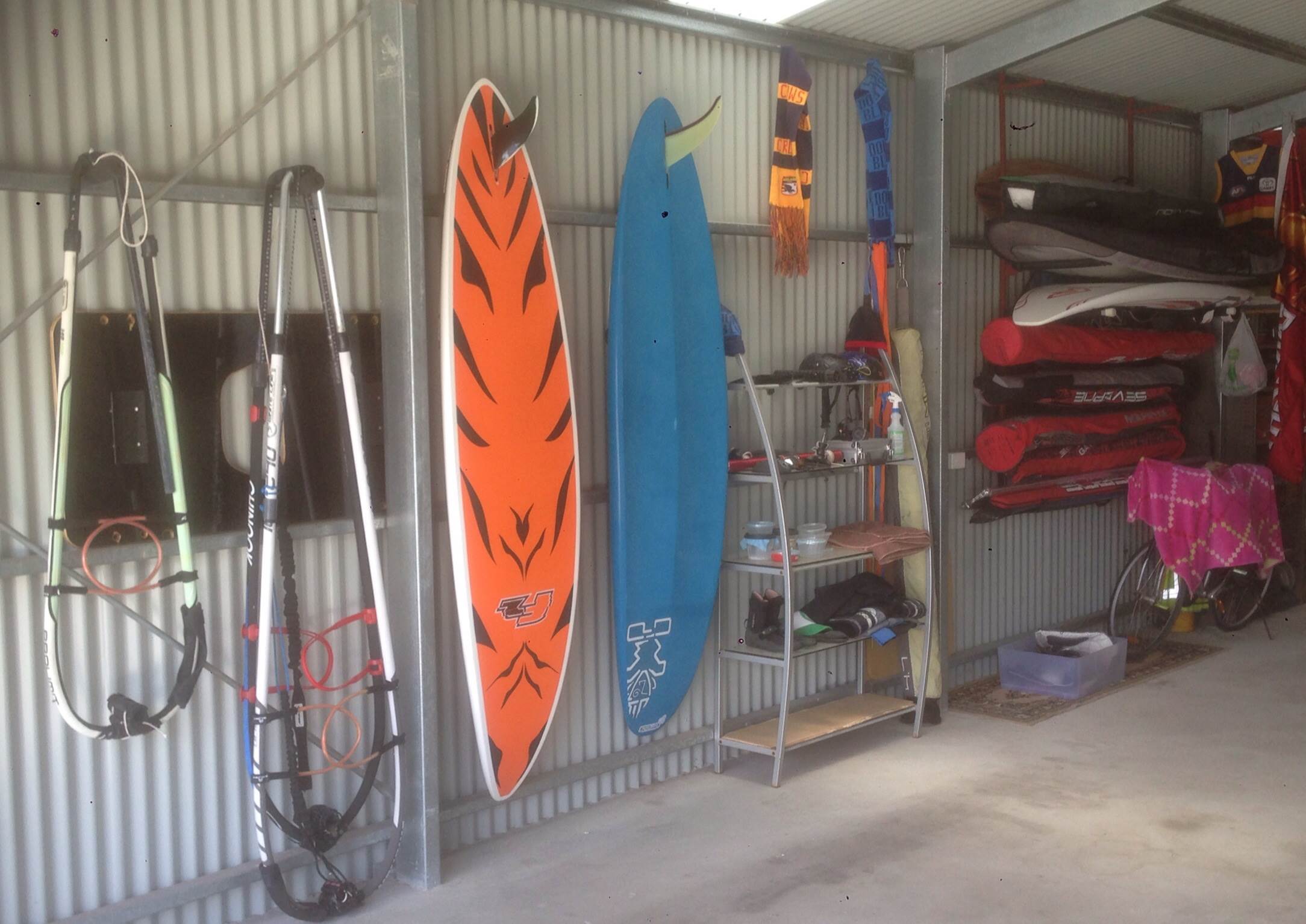 Board racks at home Windsurfing Forums, page 1 Seabreeze