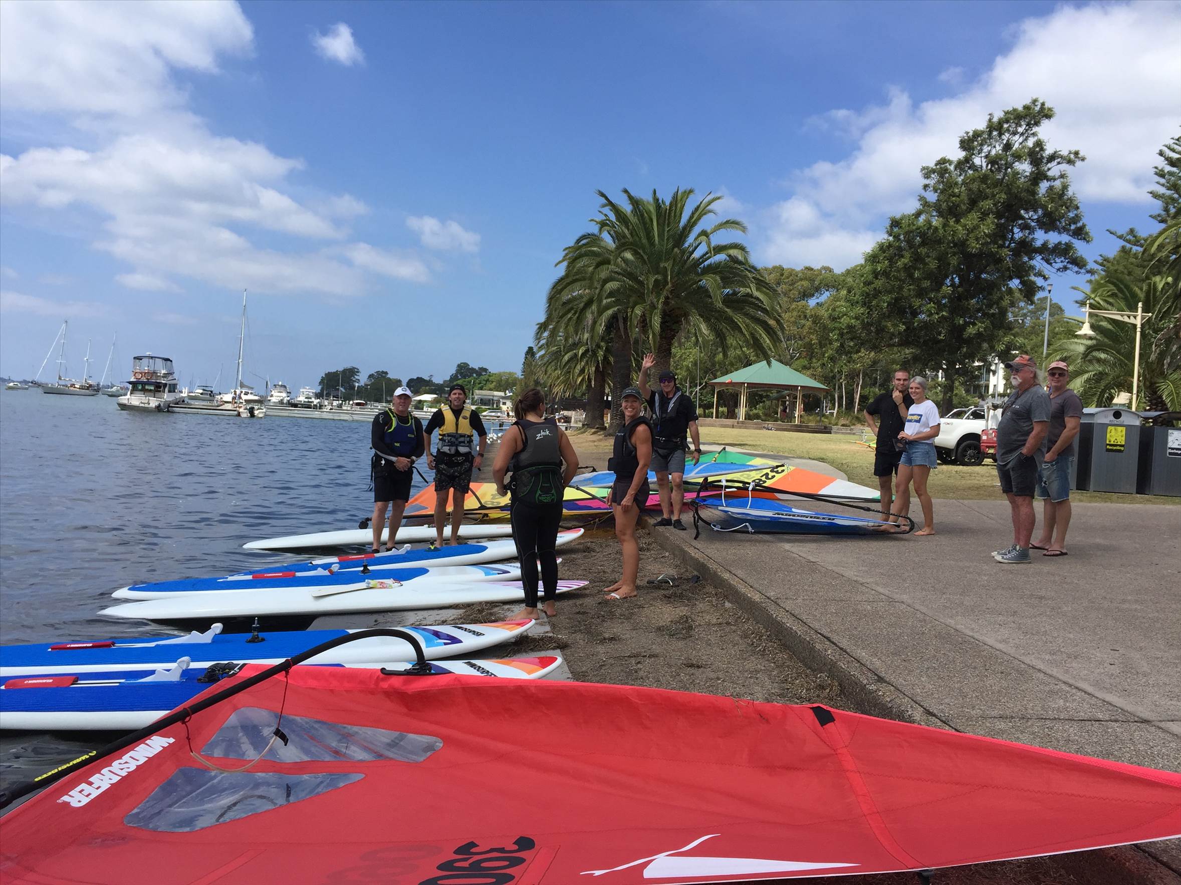 Toronto Amateur Sailing Club - Windsurfing on Lake Macquarie most ...