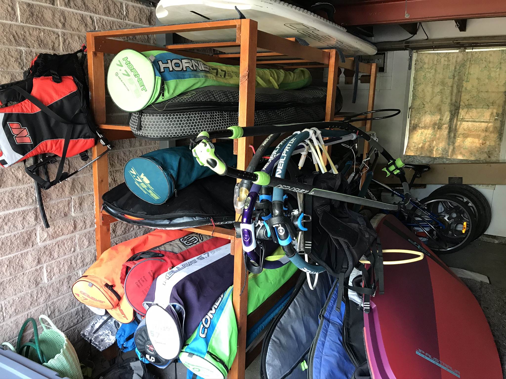 board rack for garage | Windsurfing Forums, page 1 - Seabreeze